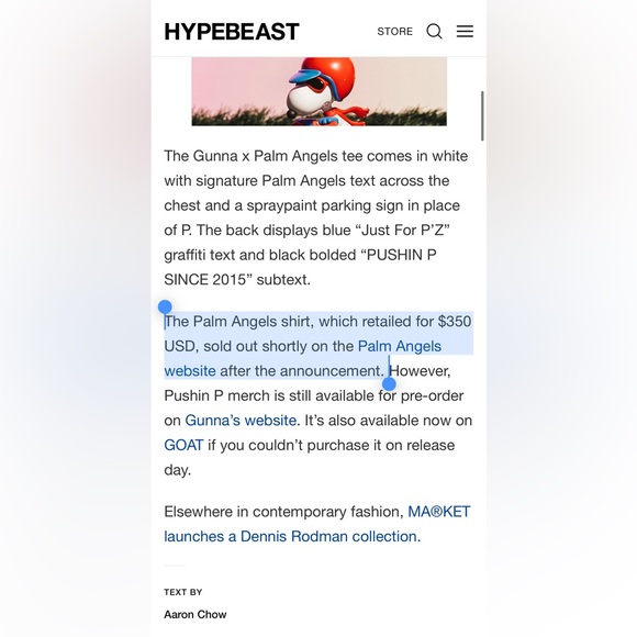 Palm Angles t-shirt medium size - Picture 3 of 12